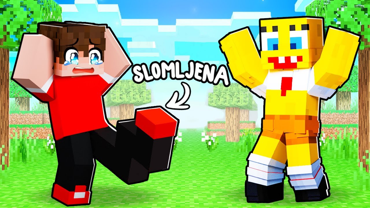 Kseonida Je SLOMIO NOGU u Minecraftu!