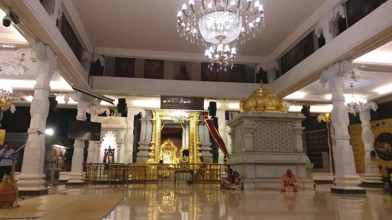 Golden temple in Hyderabad | Hare Krishna Golden temple
