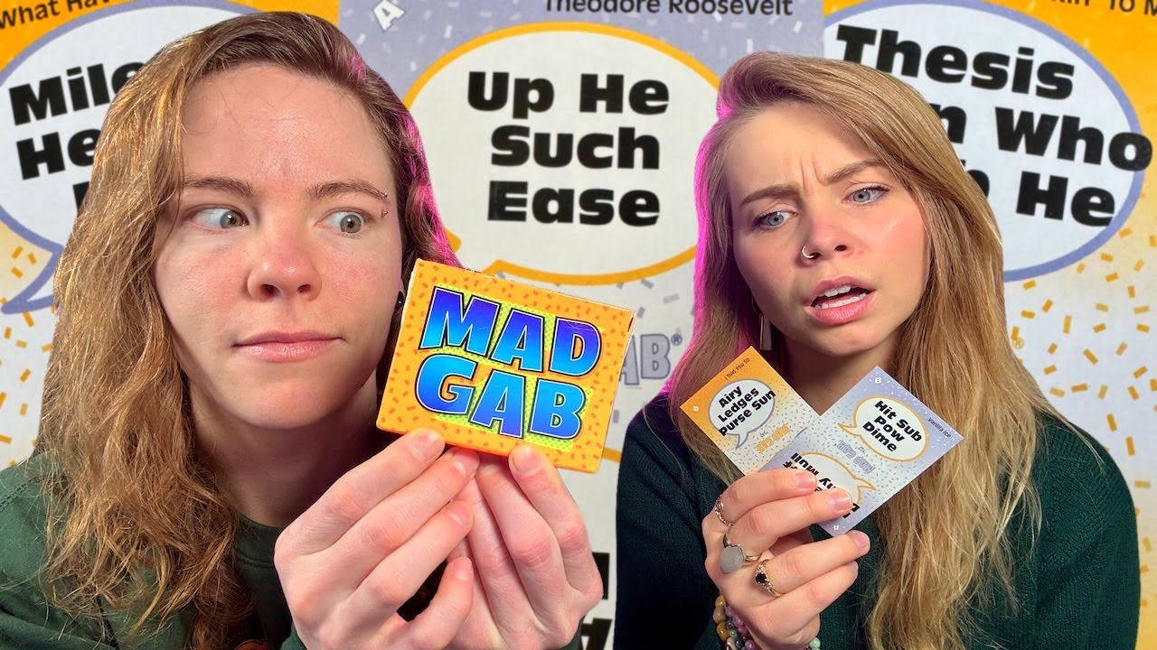Playing The MAD GAB Game! - Challenge - Hailee And Kendra