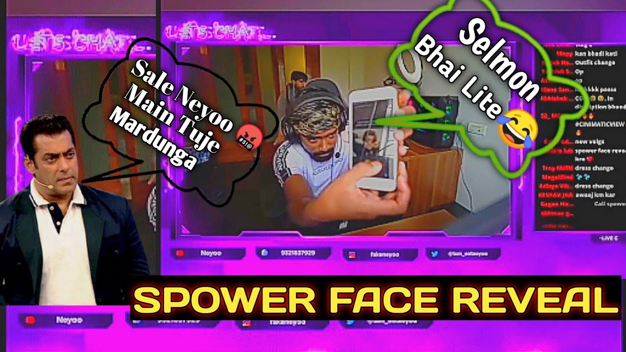 NEYOO ON SPOWER FACE REVEAL || Spower face Reveal ||Face Reveal