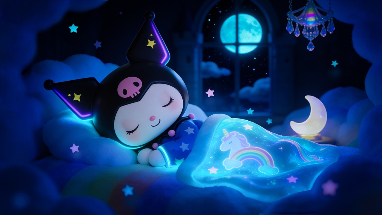 Kuromi Dreamscape 🌙 A Quiet Night to Let Your Thoughts Sleep