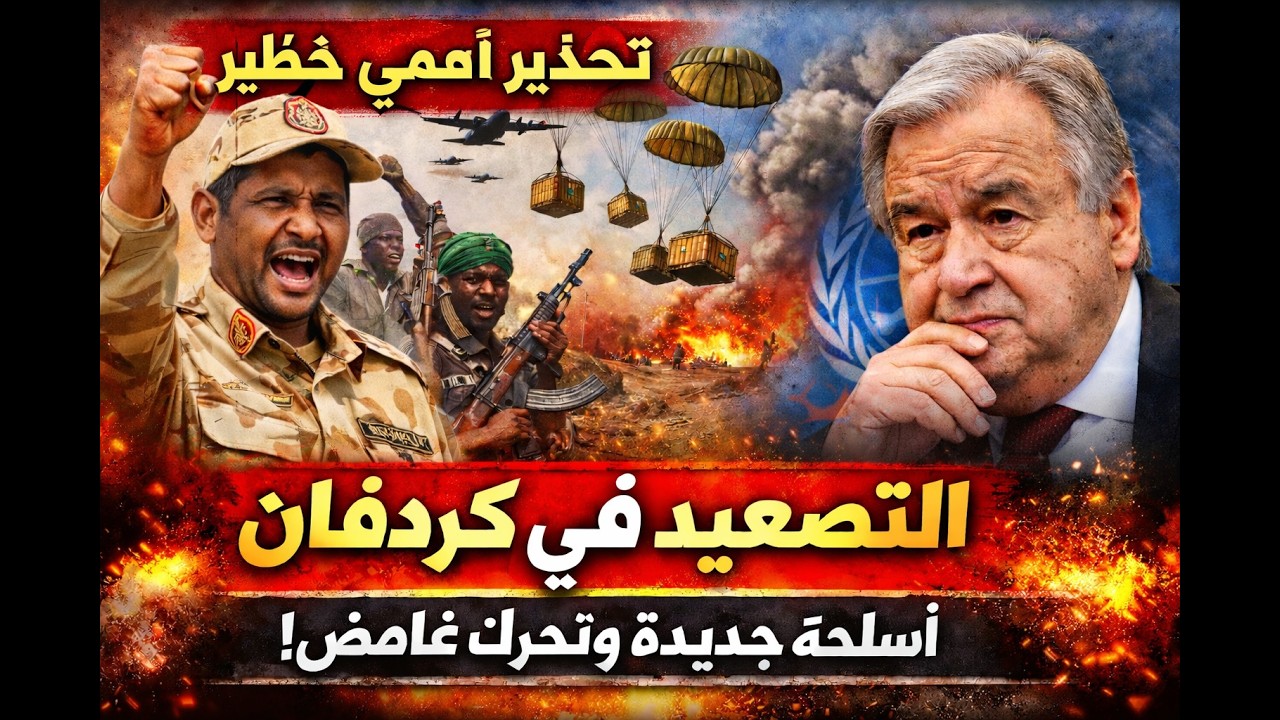 تصعيد خطير في كردفان 🔥 تدشين ألوية جديدة.. تحرك دولي لهدنة إنسانية وتحذيرات أممية من مجازر السودان!