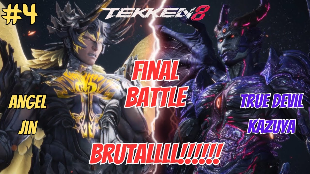 FINAL! Story Mode Tekken 8 Chapter 13–15 | True Devil Kazuya vs Angel Jin 🔥