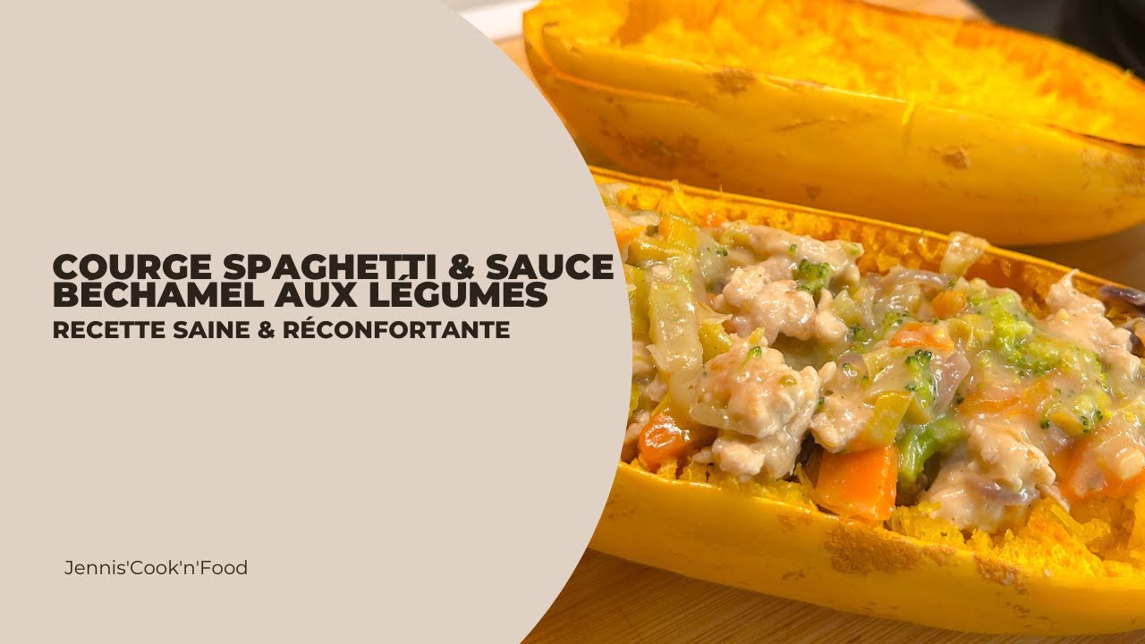 Un plat sain et réconfortant avec de la courge spaghetti