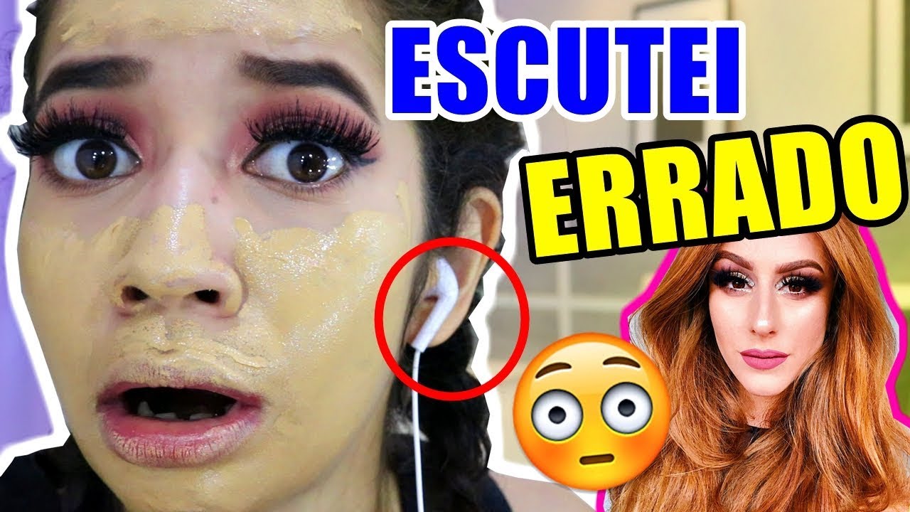 TENTEI IMITAR A MAKE DA MARI MARIA SÓ OUVINDO