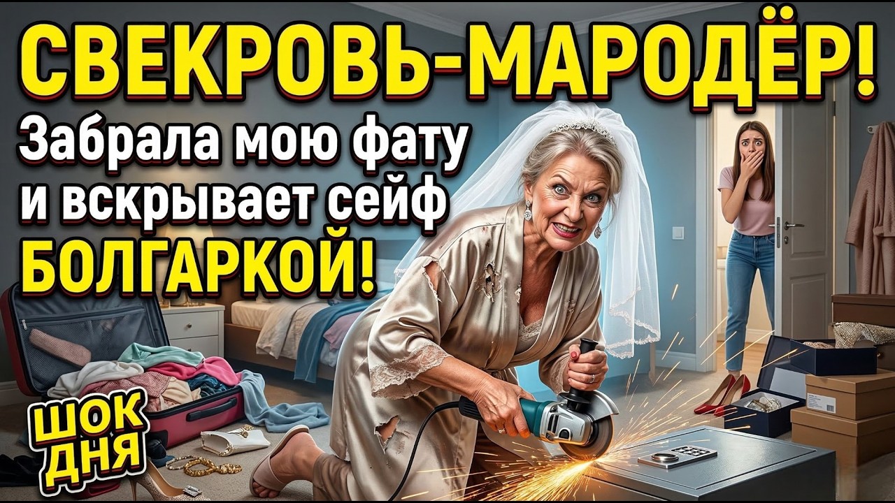 Я ЗАСТУКАЛА СВЕКРОВЬ В СВОИХ СТРИНГАХ! Она вскрыла мой СЕЙФ болгаркой и ВЫГНАЛА меня из дома!