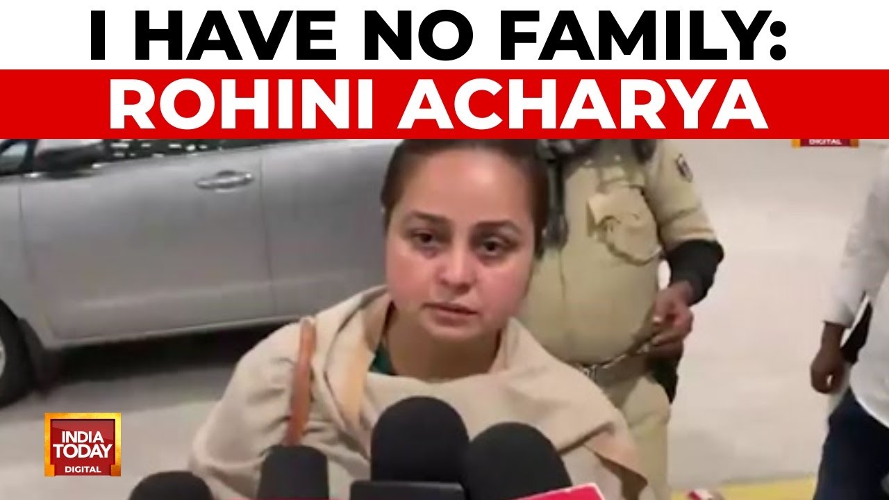 Rohini Acharya Quits Politics, Says 'They Have Thrown Me Out Of My Family'