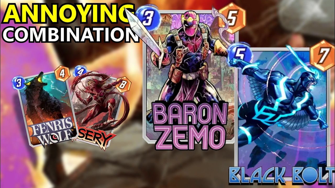 MARVEL SNAP INDONESIA - MENGHADIRKAN KEMBALI DECK ANNOYING!! MILL DISCARD FIREHAIR BARON BOLT DECK
