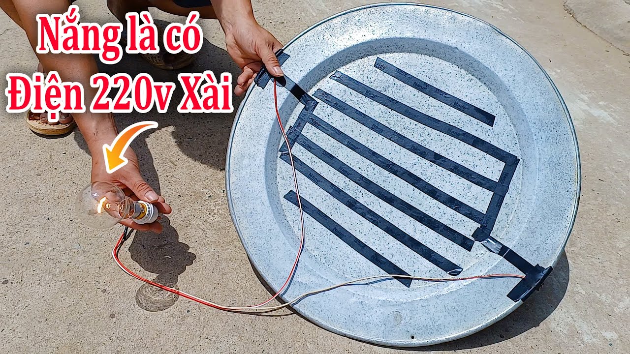 Cách Phát Điện 220v Bằng Năng Lượng Mặt Trời Ai Cũng Làm Được - Không lo mất điện nữa