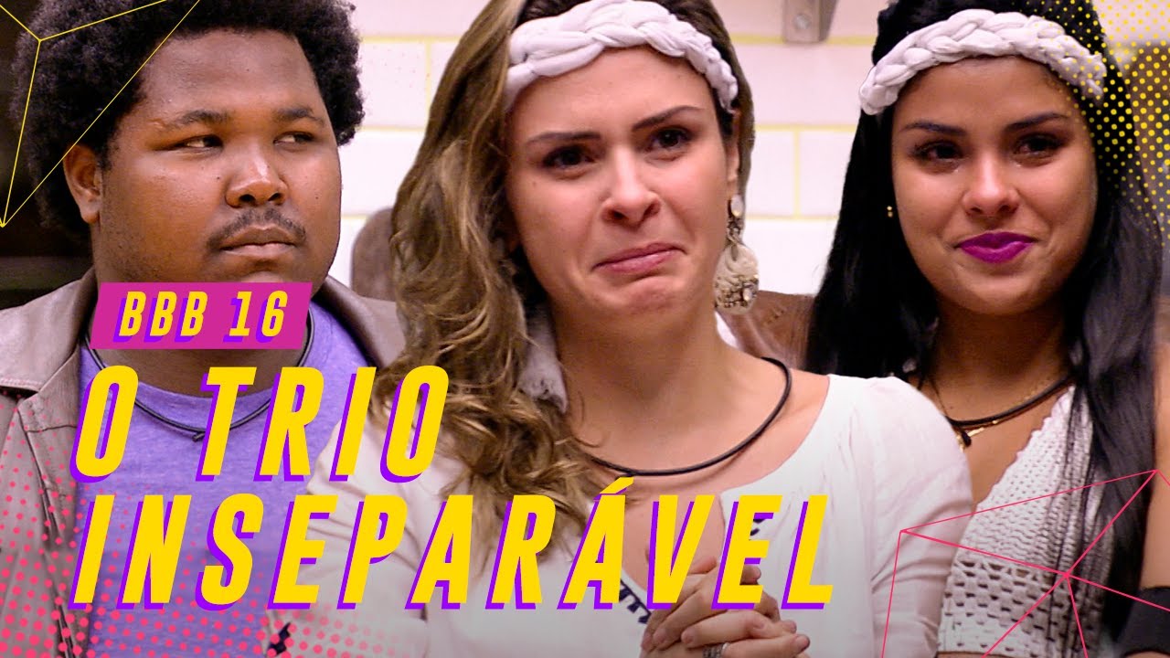 ANA PAULA, MUNIK E RONAN: O TRIO INSEPARÁVEL DO BBB16! ❤️ | BIG BROTHER BRASIL 16