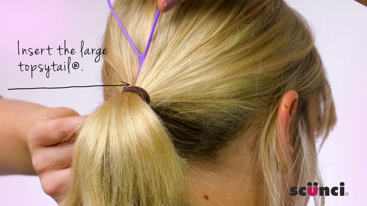 Scunci Get the Look: Topsy Tail&reg; x3