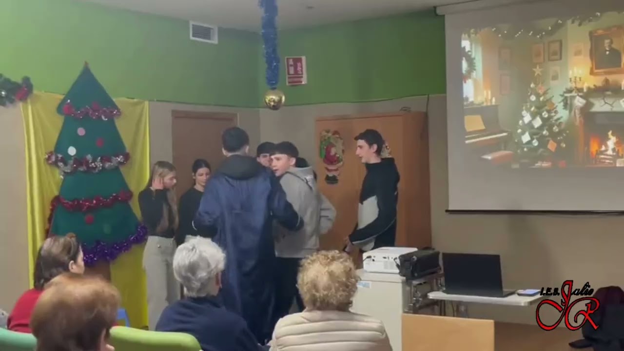 IES Julio Rodríguez 2025-2026 - Cuento de Navidad en Residencia Nueva VIda