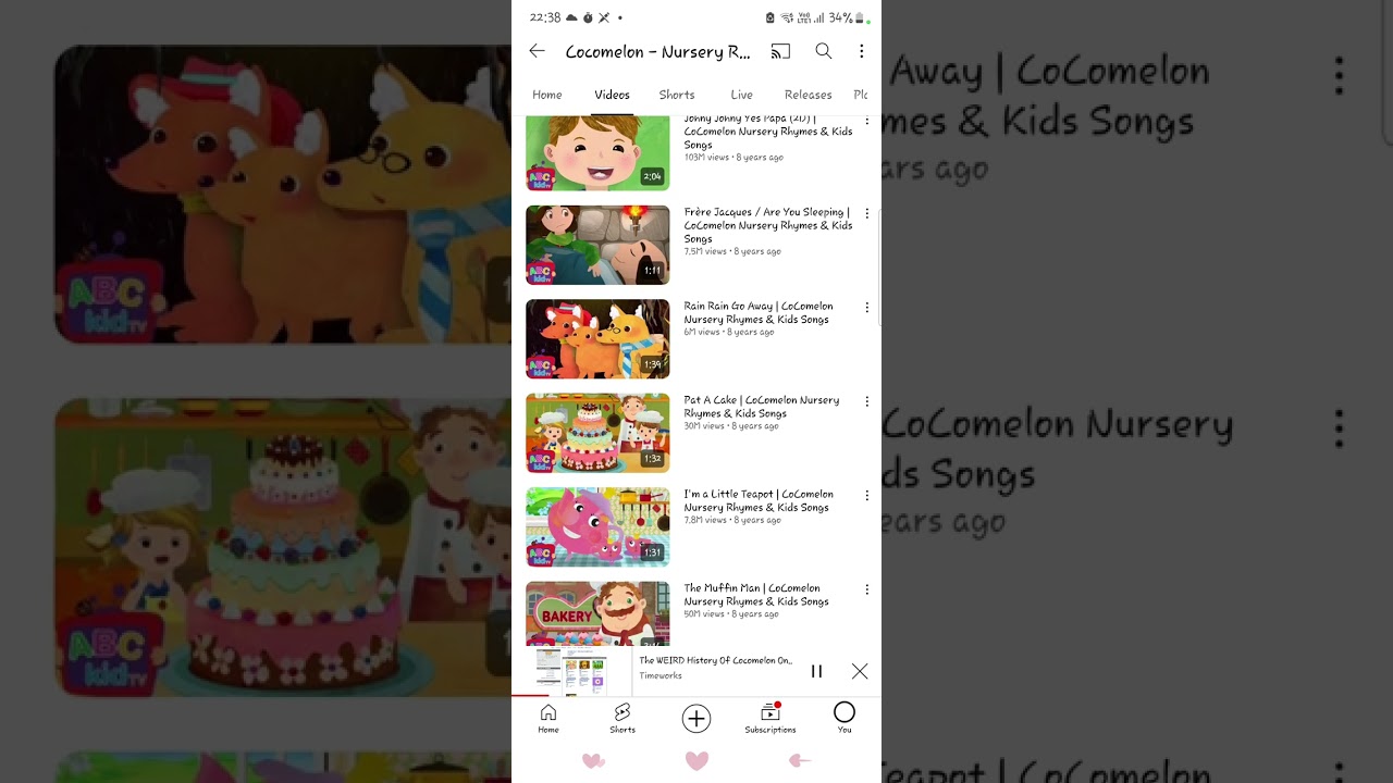 I saw the old cocomelon