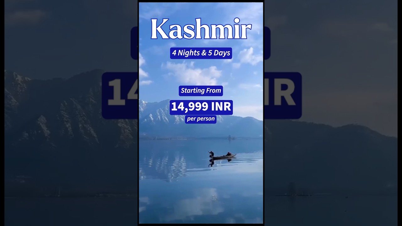Kashmir Tour Package | Dal Lake Houseboat Stay | Budget Kashmir Holiday 2025