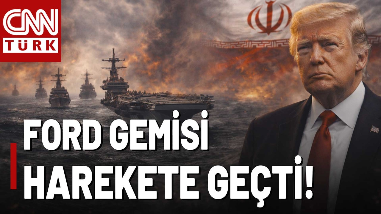 AJ: Ford Uçak Gemisi Harekete Geçti! ABD Ford Gemisini Nereye Gönderiyor?