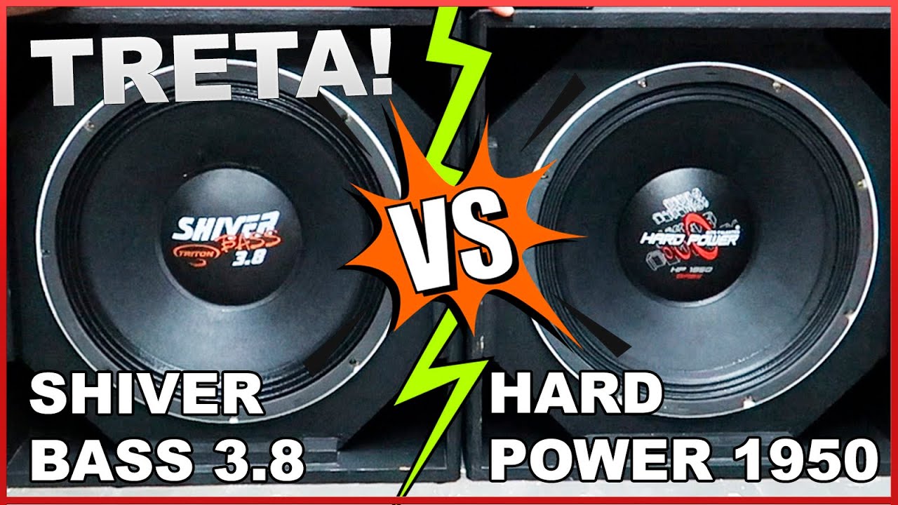 TRETA! Triton Shiver Bass 3.8 vs Hard Power HP 1950 15 Pol - Teste musical e Racha no RTA