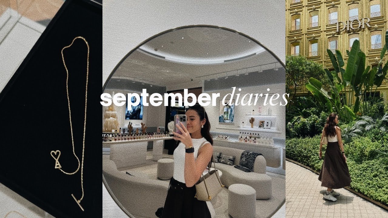 i love shopping days & food hunting | september diaries ☆۫ ꣑ৎ