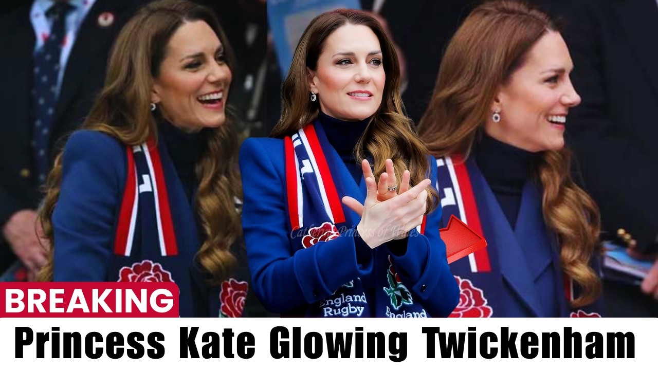 Kate Middleton Dazzles: Catherine Grab the Attention England at Allianz Stadium Twickenham