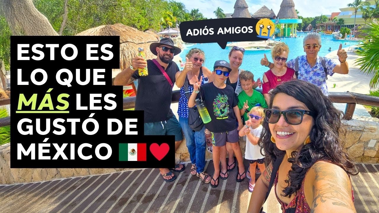 Así reaccionó mi familia Australiana al despedirlos en un todo incluido en México 🤯