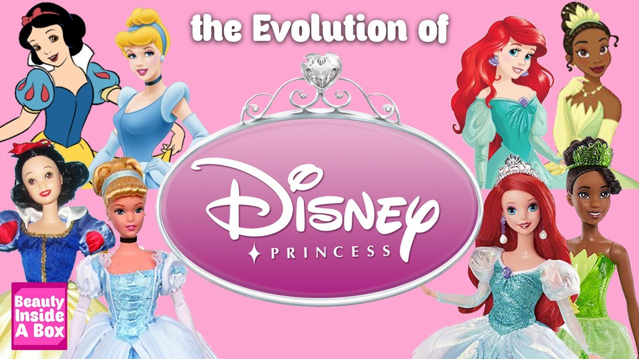 Эволюция бренда и кукол DISNEY PRINCESS!
