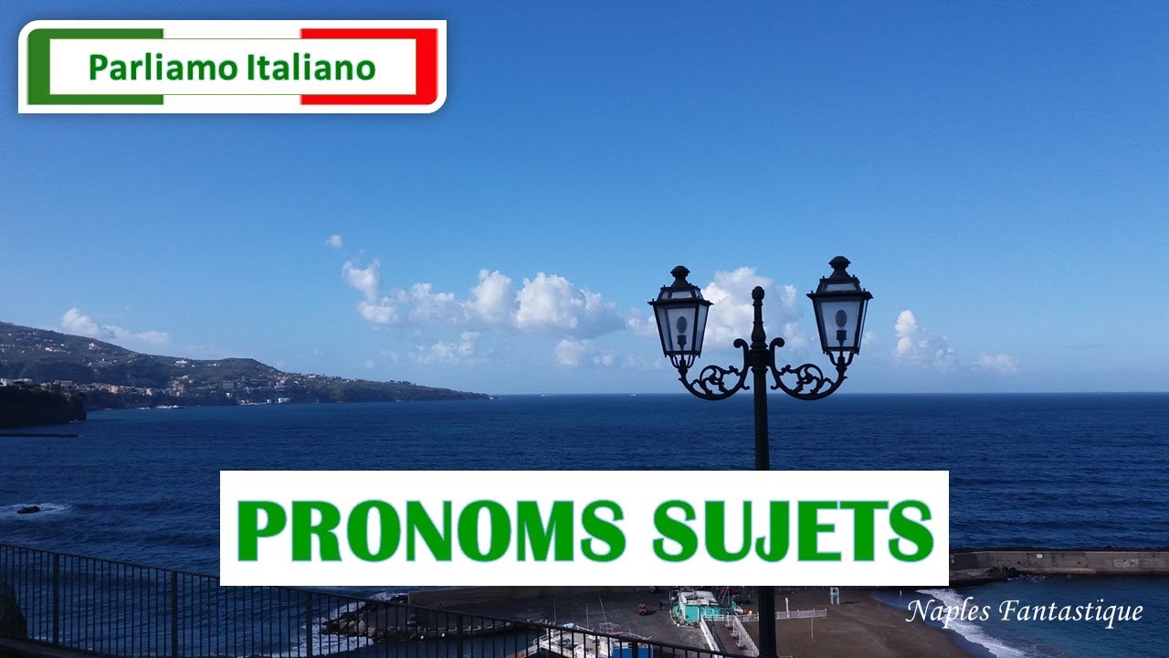 ITALIEN GRAMMAIRE🇮🇹 LES PRONOMS Sujets 🗣️ IO TU LUI LEI NOI VOI LORO  DEBUTANT
