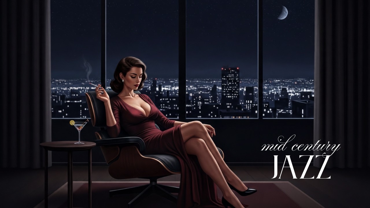 Sultry & Steady — Slow 1950s Vocal Jazz Mix | Deep Bass & Smoky Vocals