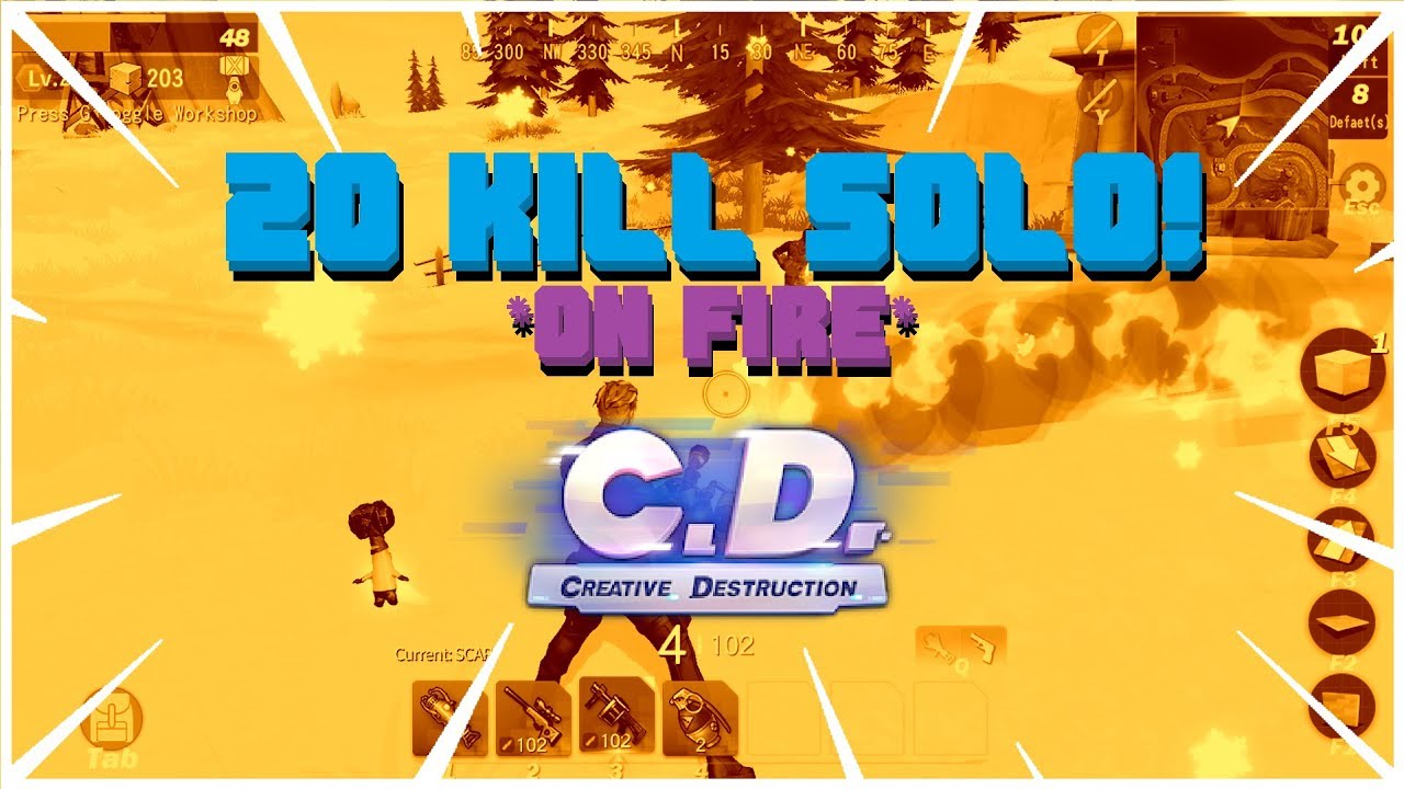 20 KILL SOLO WIN! (Creative Destruction PC Gameplay)