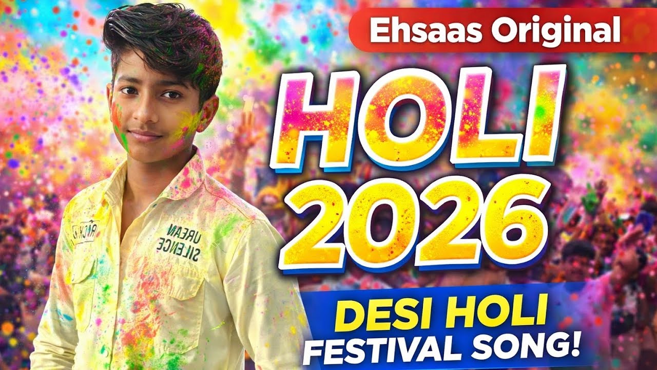 Holi 2026 | Desi Village Holi Song | New Holi Song 2026 | 4K HD | Ehsaas Original