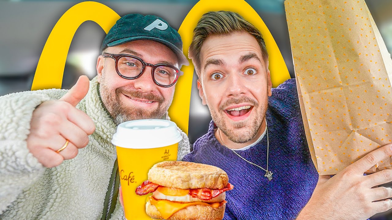 Mark Forster & Ich bestellen das GESAMTE MCDONALDS FRÜHSTÜCK 🫡🤣