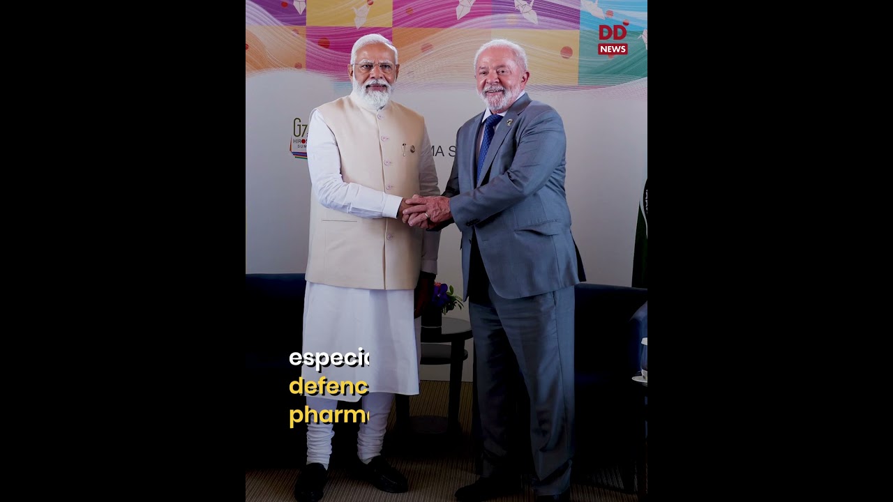 PM Narendra Modi held productive talks with Brazil President Luiz Inacio Lula da Silva in Hiroshima