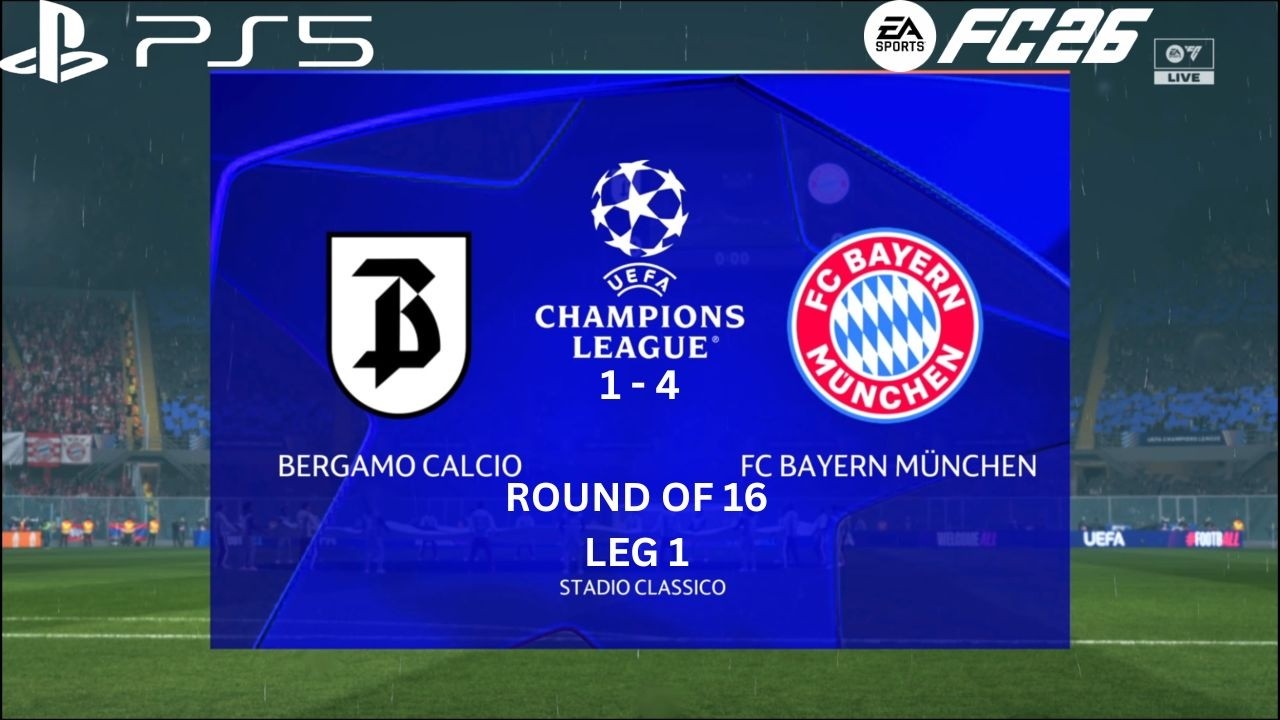 FC 26 | Atalanta VS Bayern - UCL 25/26 Round Of 16 Leg 1 Full Match | PS5 Slim™ [1080p 60fps]