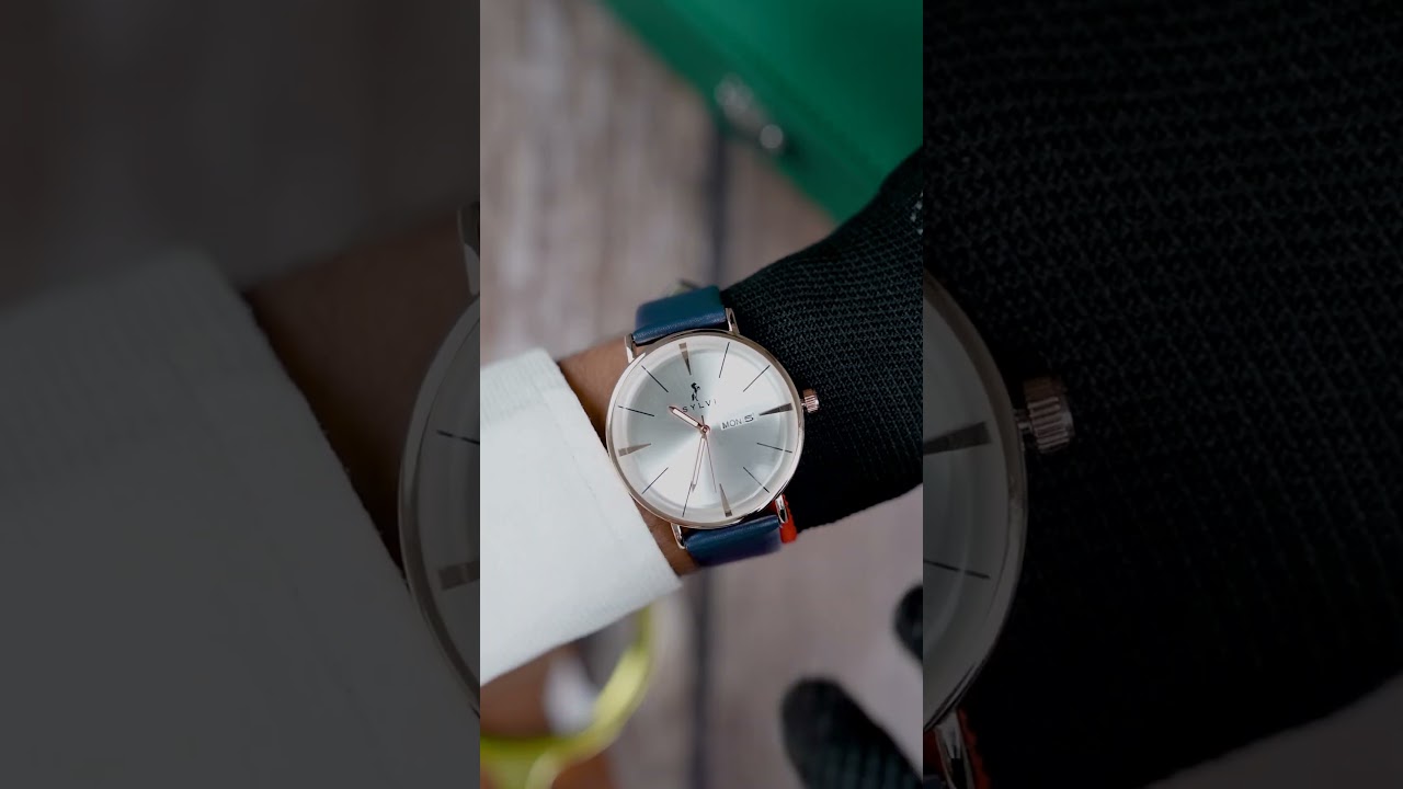Sylvi Elegadoom Watches: Luxury Watch with 3D Doom Glass & Analog Display