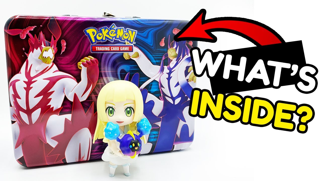 OPENING the BATTLE STYLES COLLECTORS CHEST SPRING 2021 TIN! (Pokemon Lunch Box lol)