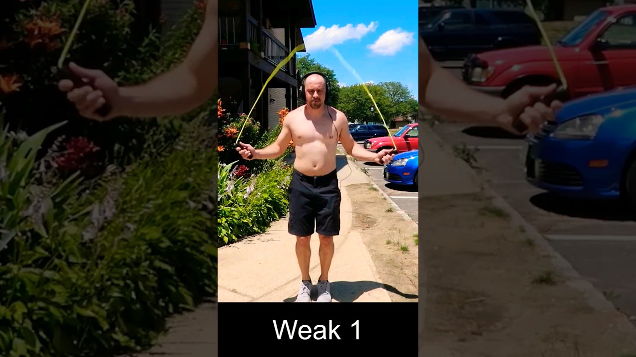 10-недельная трансформация со скакалкой #jumpropetransformation #jumprope