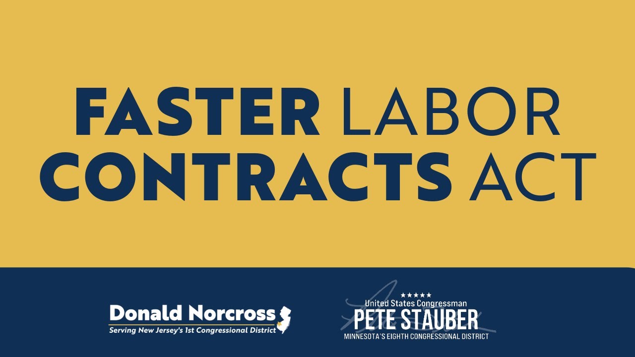 Press Conference to Introduce Faster Labor Contracts Act