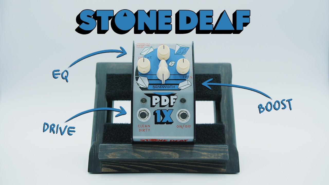 Stone Deaf PDF-1X Parametric Distortion Filter | Pedal Demo