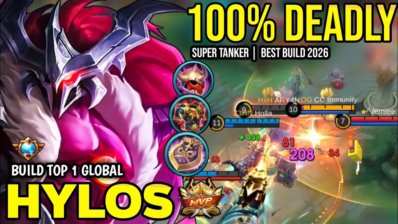 HYLOS BEST BUILD 2026 | BUILD TOP 1 GLOBAL HYLOS GAMEPLAY | MOBILE LEGENDS✓