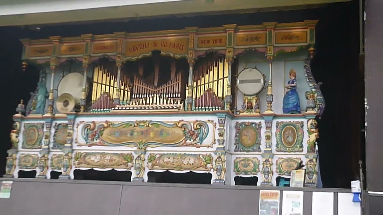 OLD FAIRGROUND ORGAN AT NETLEY MARSH STEAM SHOW RALLY 2024