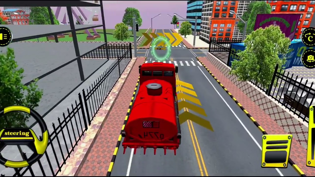 Water 💧 taink road wosh cartoon game 