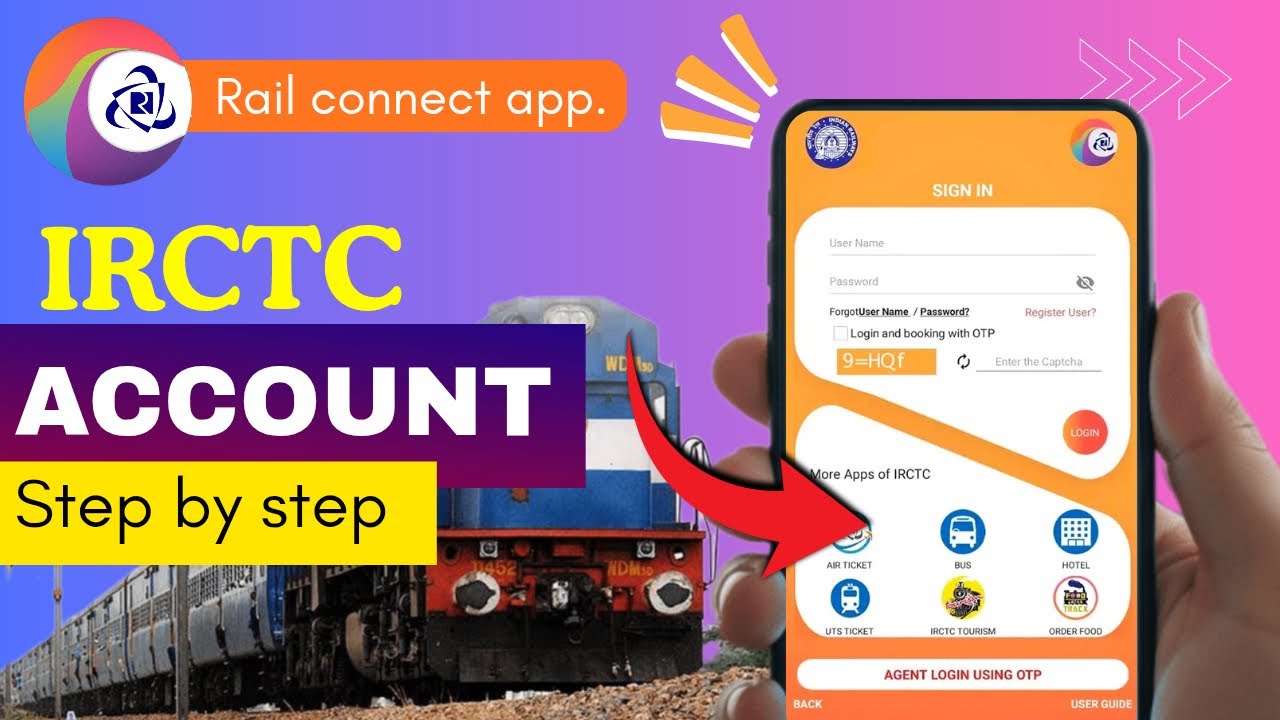 IRCTC Account Kaise Banaye | How To Create IRCTC Account | IRCTC Id Kaise Banaye In Hindi