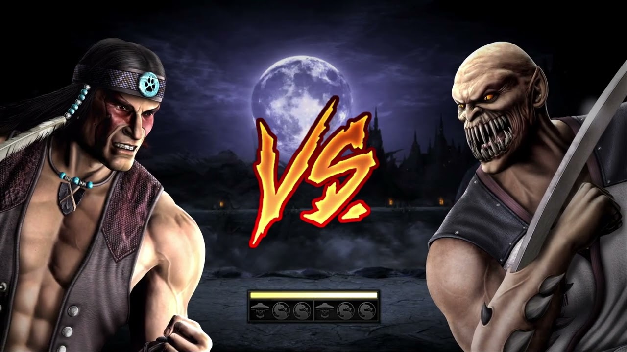 Mortal Kombat 9 Online Sets: Nightwolf vs Various Characters
