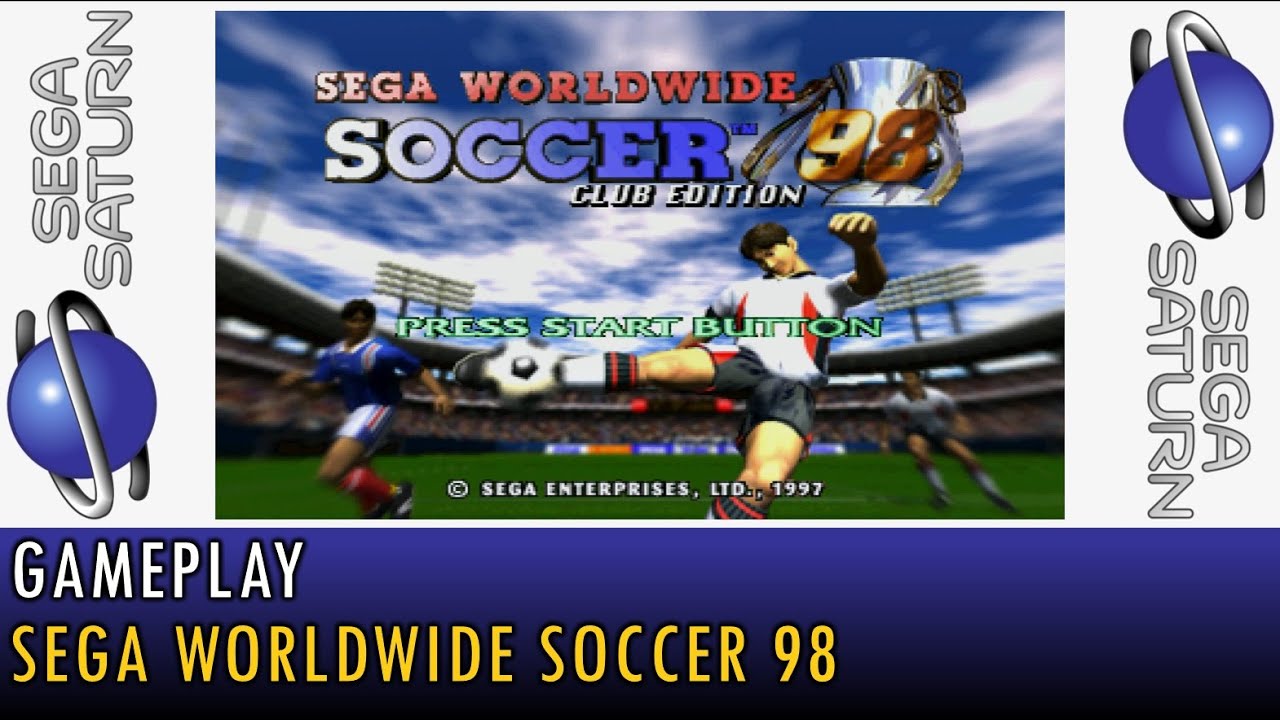 [Sega Saturn] Sega Worldwide Soccer 98 [4K, PAL, OSSC 4X]