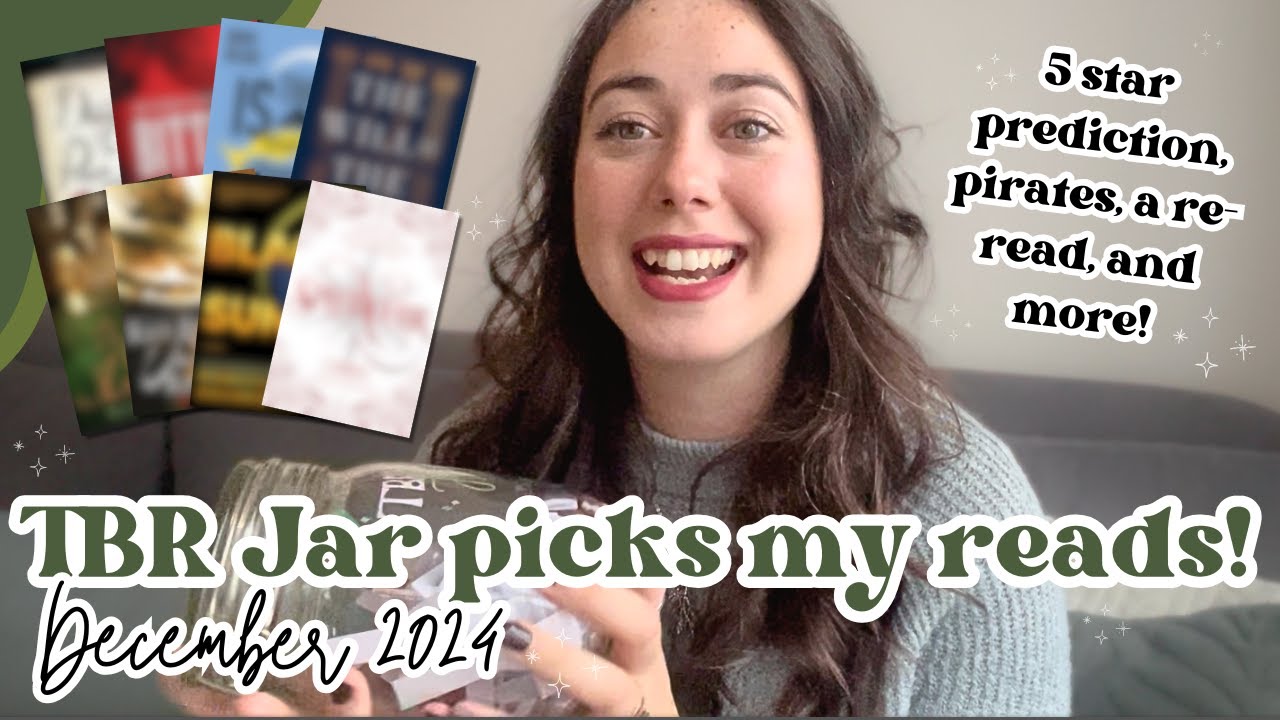 TBR Jar Picks for December! | Five star predictions, pirates, re-read, and more 🎄