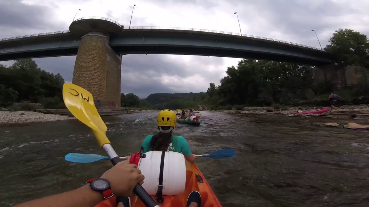 Ardeche 2018 Canoe Chute 3 12km Paddle