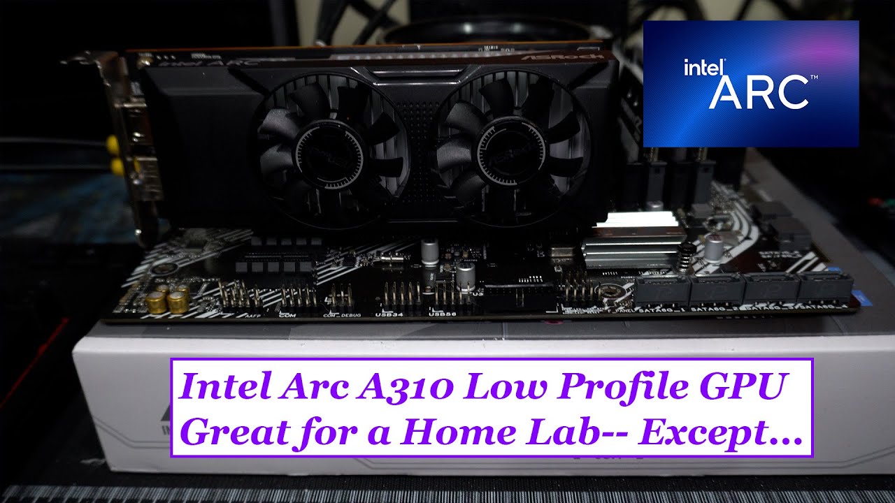 Intel Arc A310 Low Profile GPU- Great for a Home Lab-- Except...