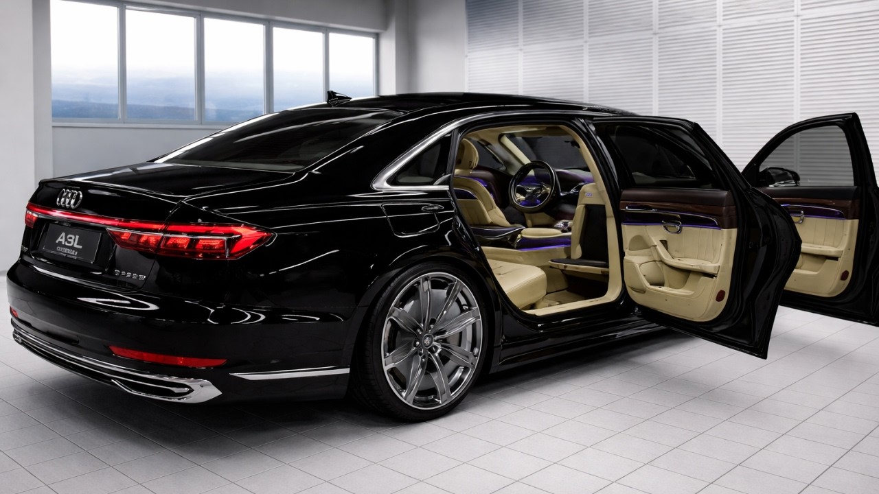 Audi A8L Horch VIP 2026 года – ультрароскошный Audi в деталях | Интерьер, экстерьер и тест-драйв