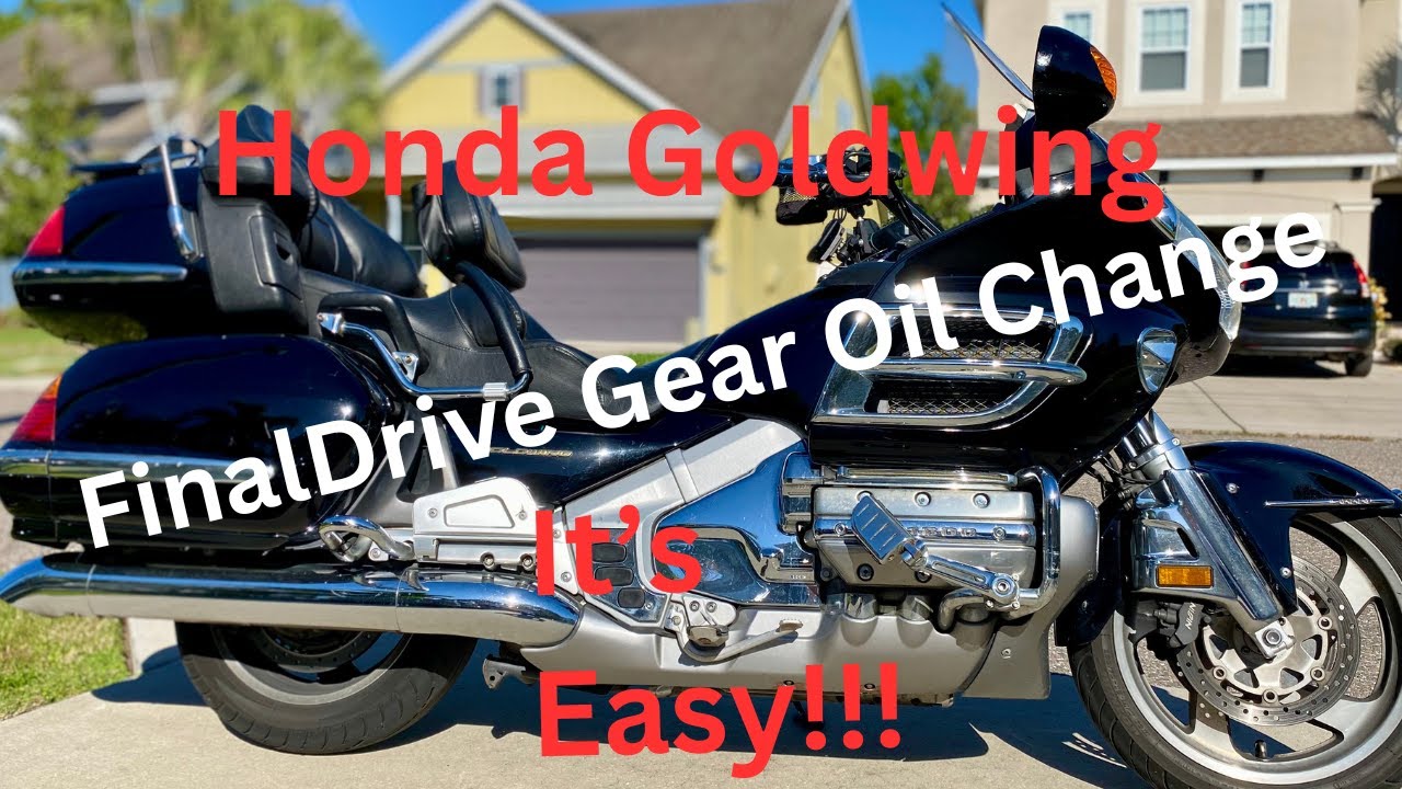 Замена масла в главной передаче Goldwing. Это ЛЕГКО!