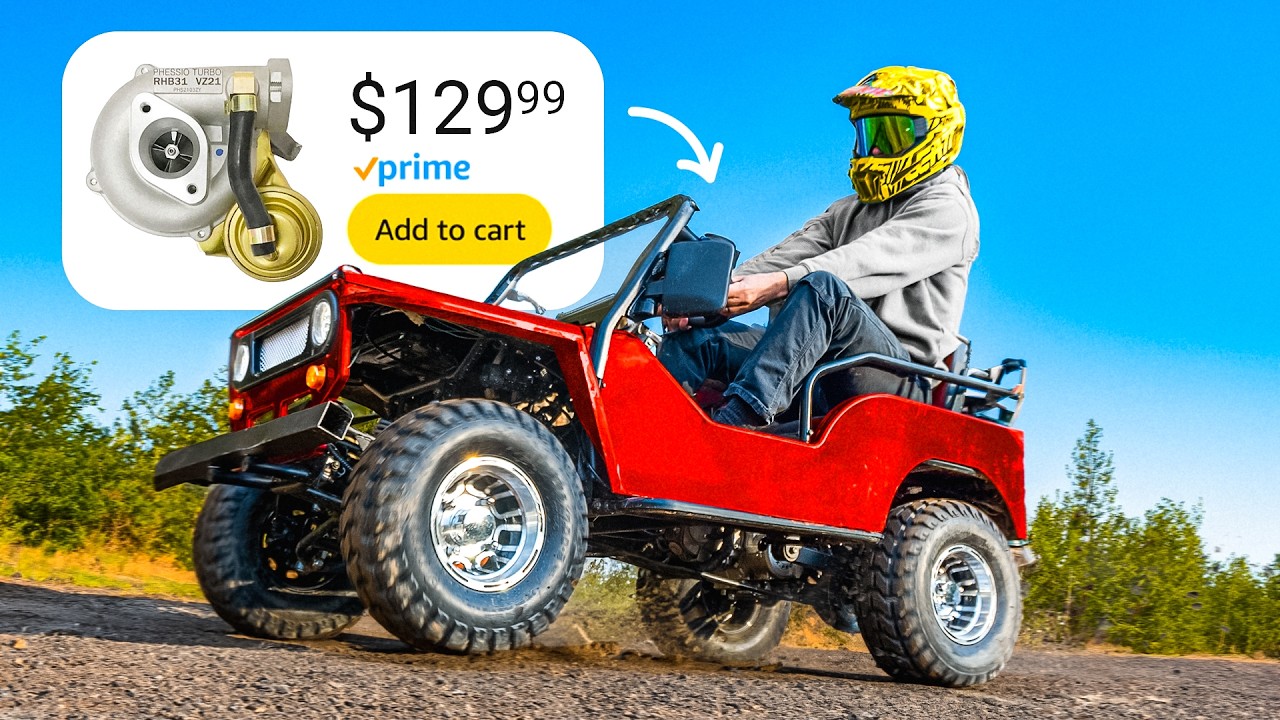 Amazon Mini Jeep получает турбонаддув