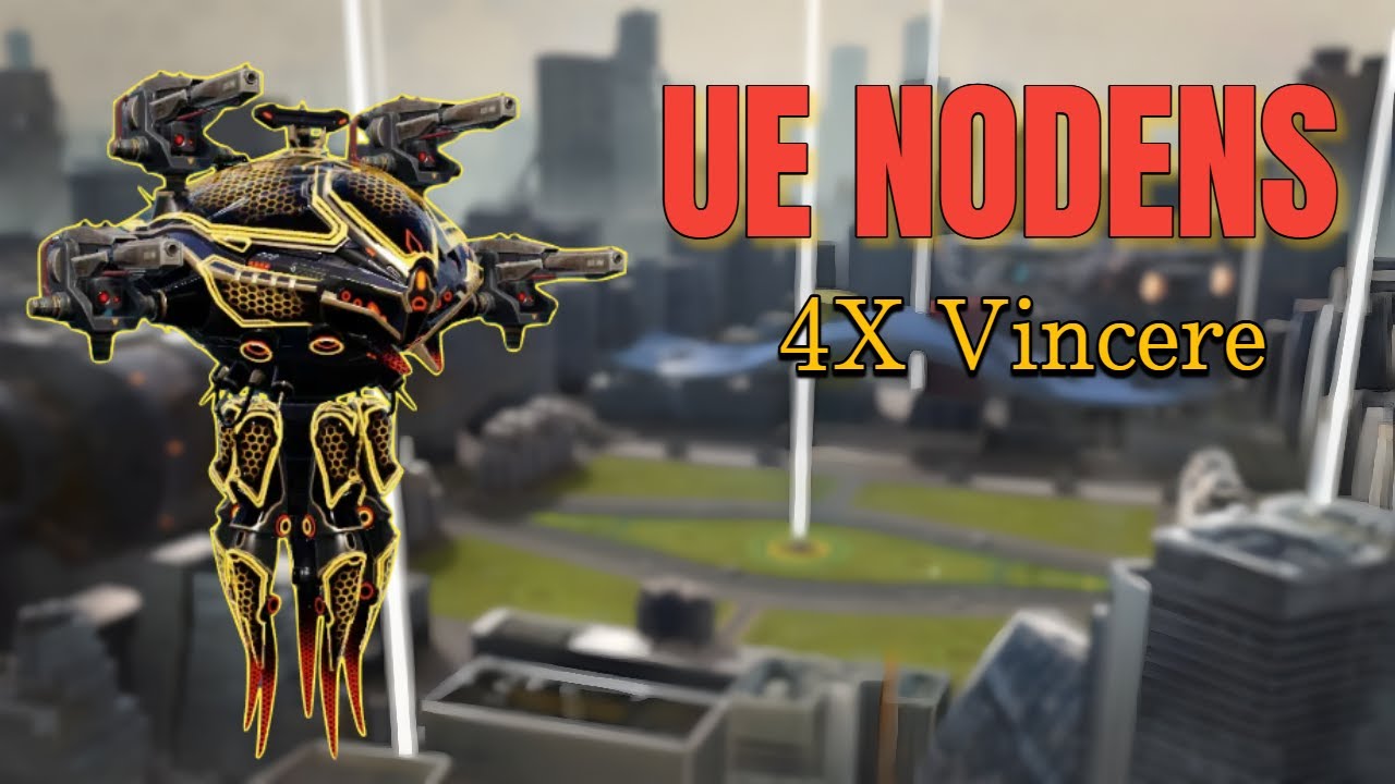 Забудь про UE Cyclone 🚫 UE Nodens с 4X Vincere СЛИШКОМ СИЛЁН | War Robots #WRWinVincere