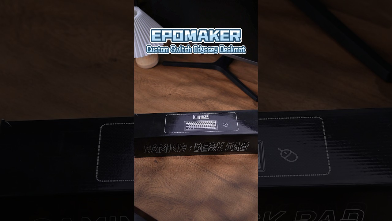 Unboxing our new deskmat! #epomaker #deskpad #aesthetic #openbox #unboxing #unboxingvideo #new #desk